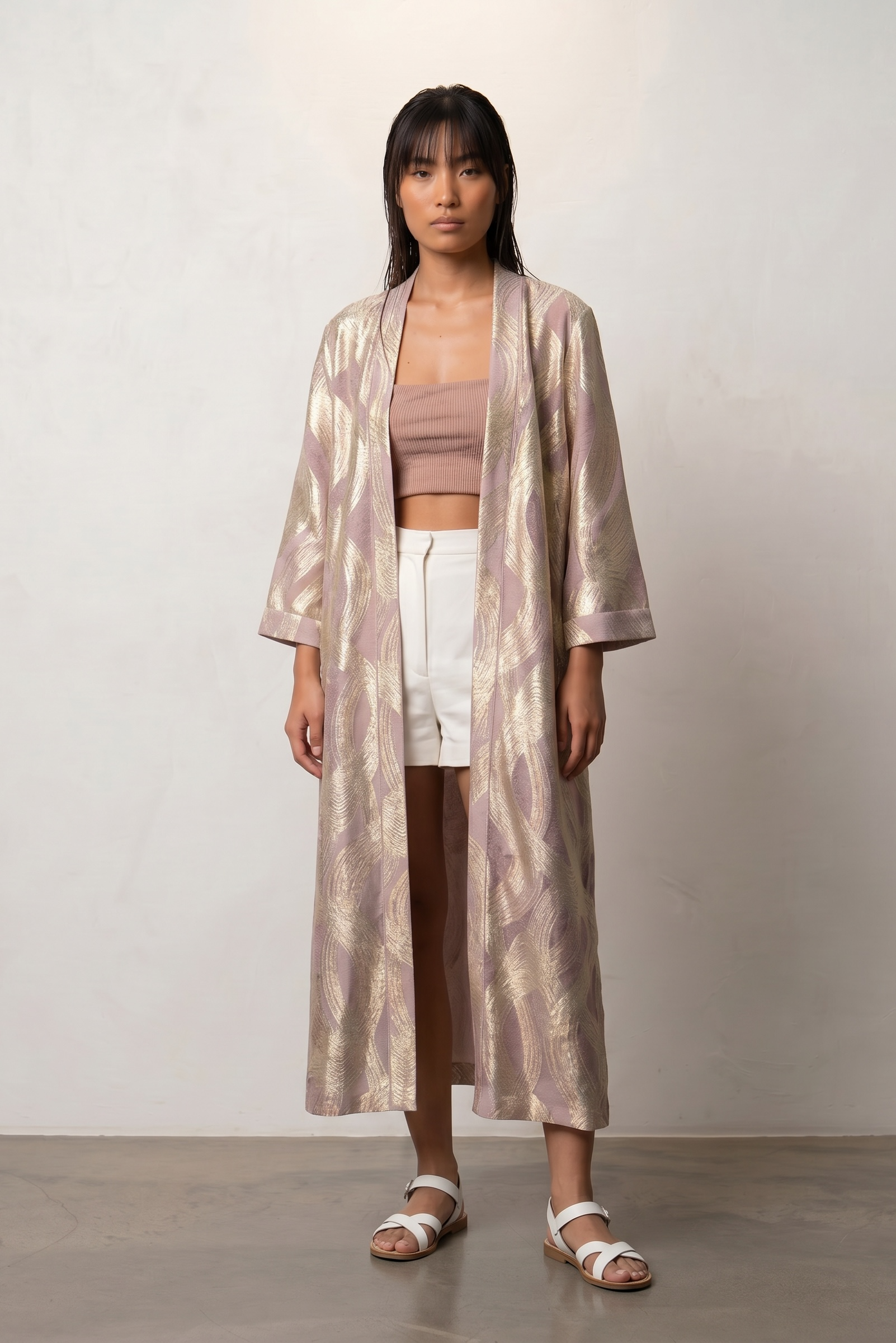 Pink/Gold Kimono